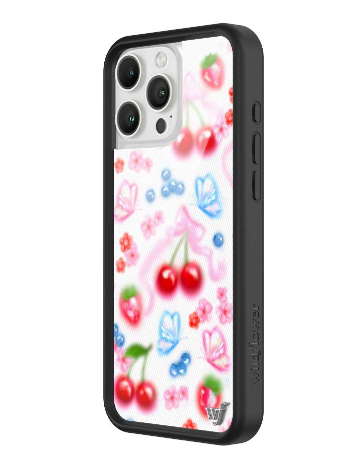 Wildflower Sweet Cherries iPhone Case
