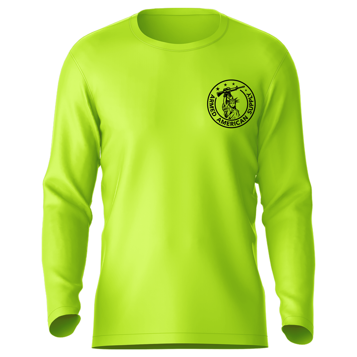 Rifle Flag - Hi-Visibility UPF 50 Long Sleeve Sun Shirt