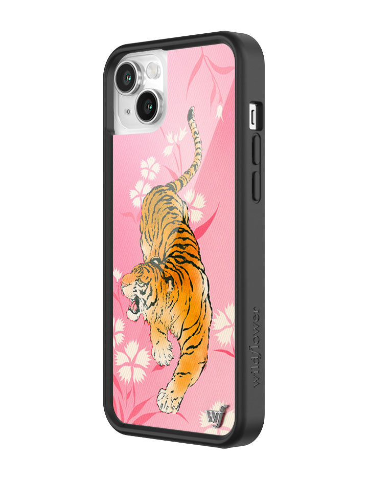 Wildflower Tiger Blossom iPhone Case