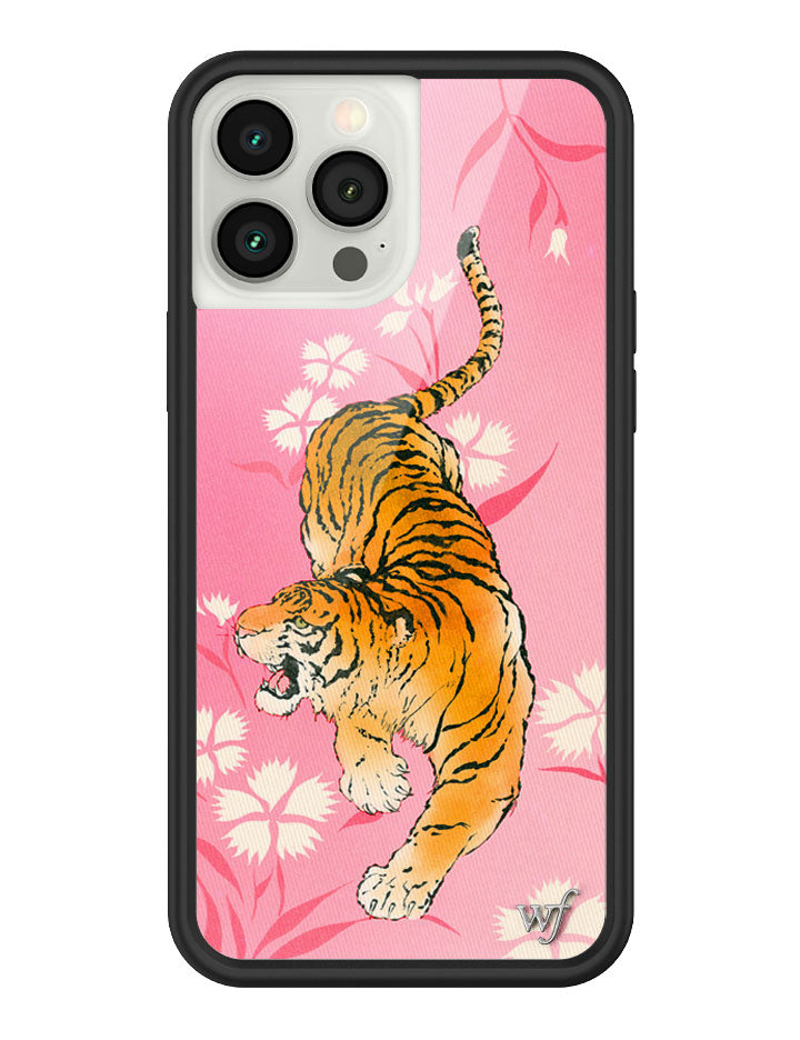 Wildflower Tiger Blossom iPhone Case