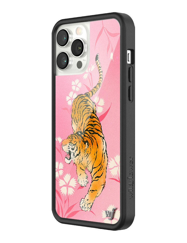 Wildflower Tiger Blossom iPhone Case
