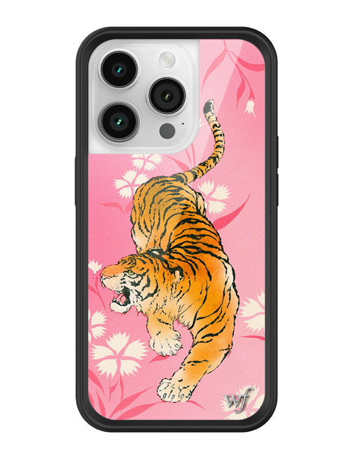 Wildflower Tiger Blossom iPhone Case