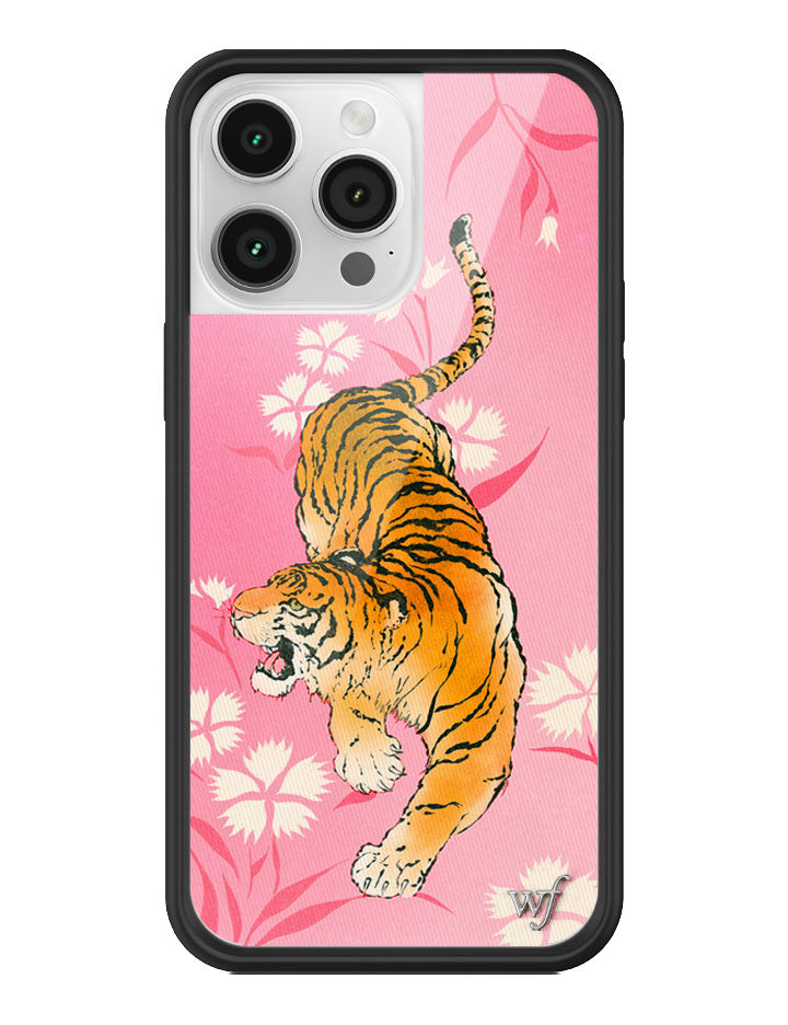 Wildflower Tiger Blossom iPhone Case