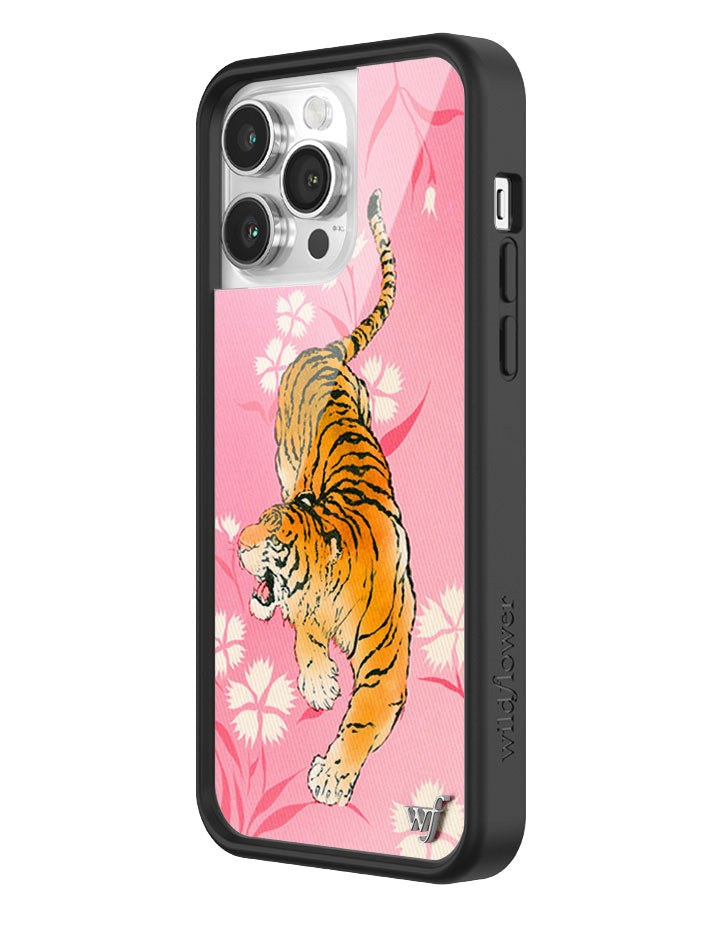 Wildflower Tiger Blossom iPhone Case