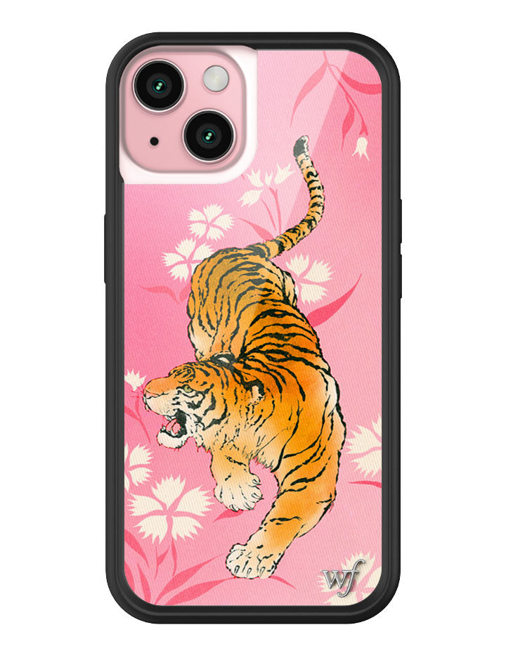 Wildflower Tiger Blossom iPhone Case