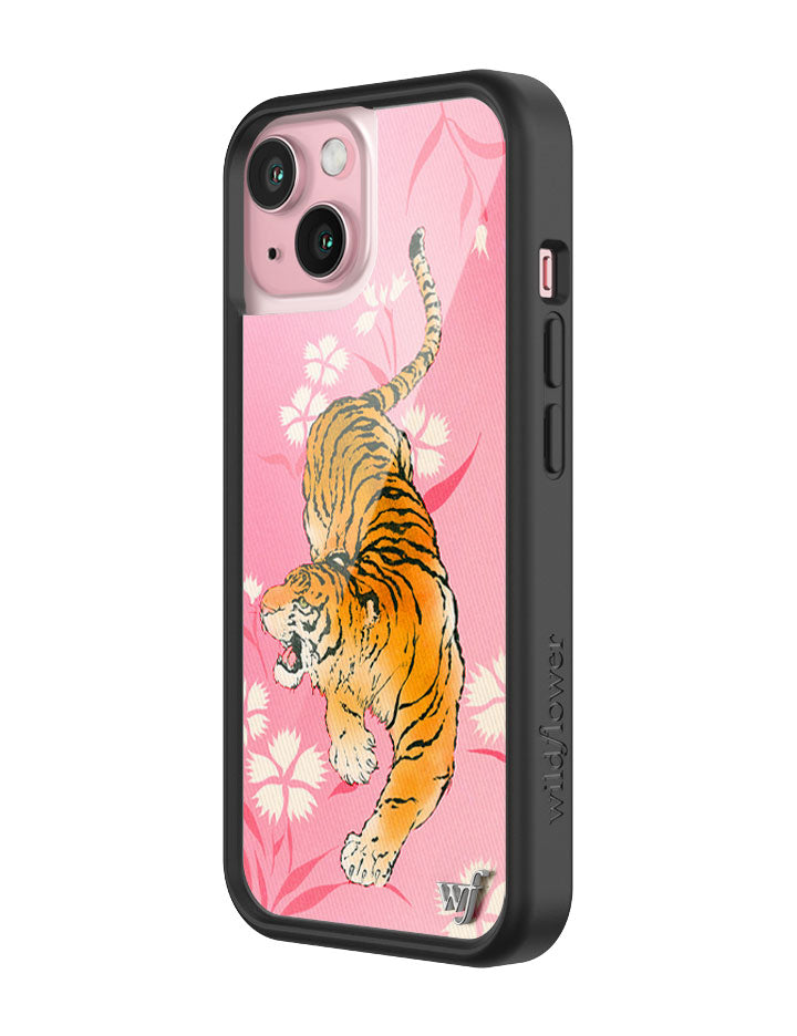 Wildflower Tiger Blossom iPhone Case