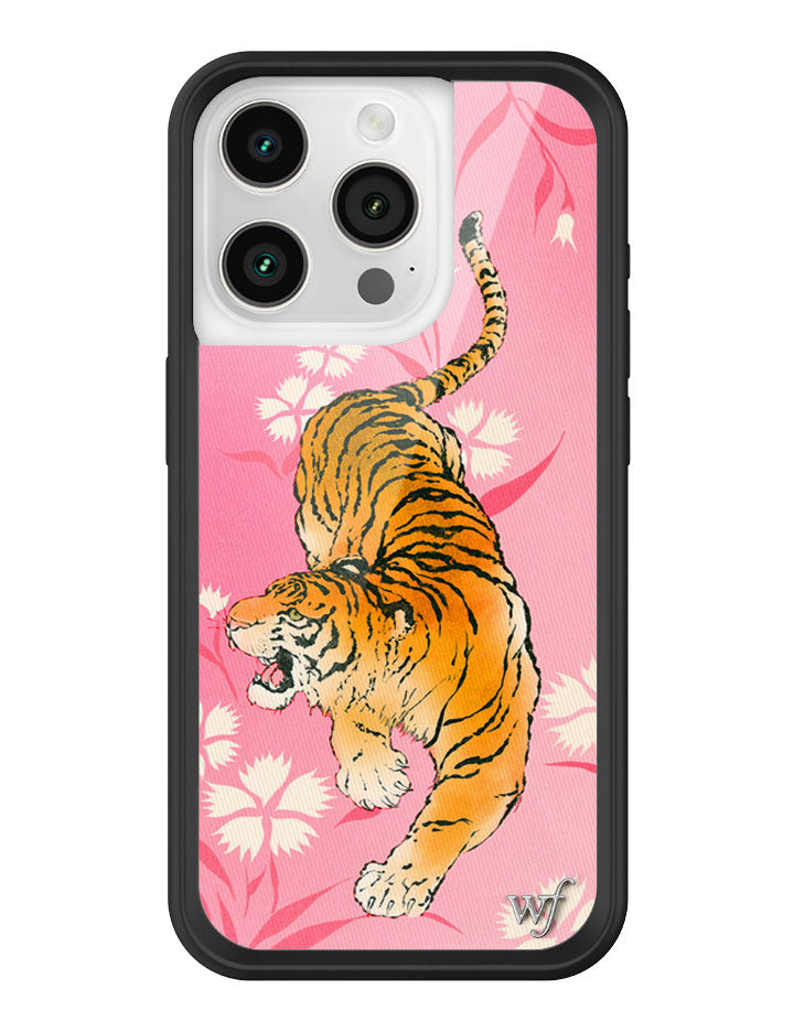 Wildflower Tiger Blossom iPhone Case