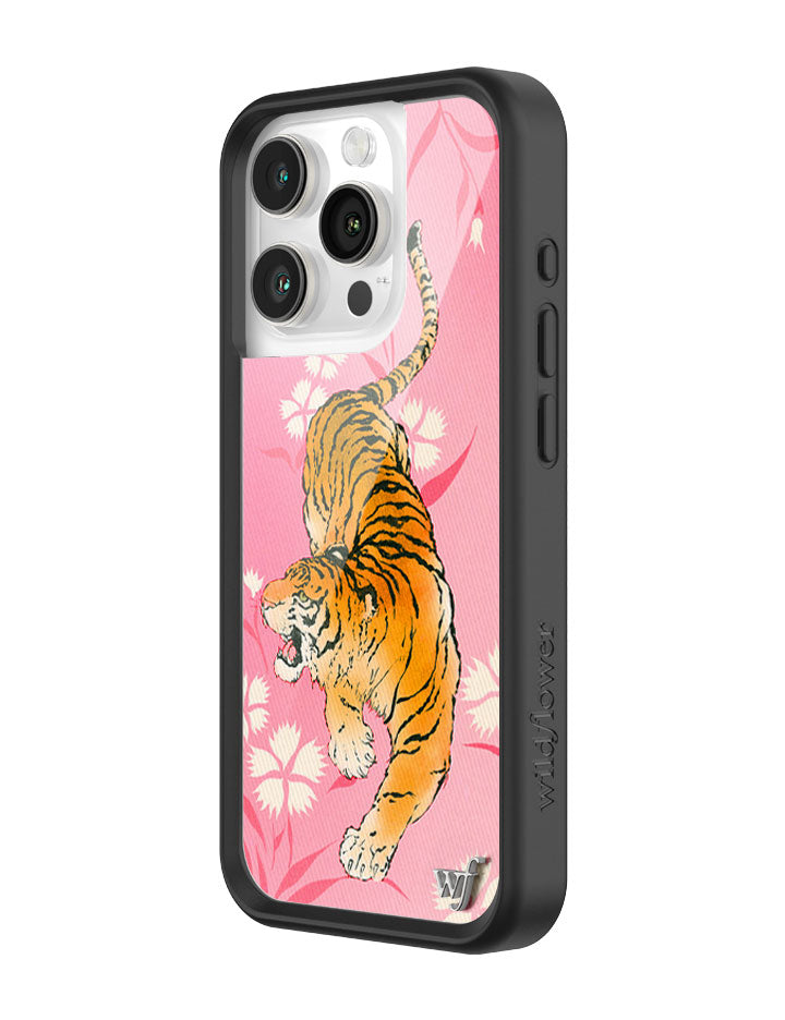 Wildflower Tiger Blossom iPhone Case
