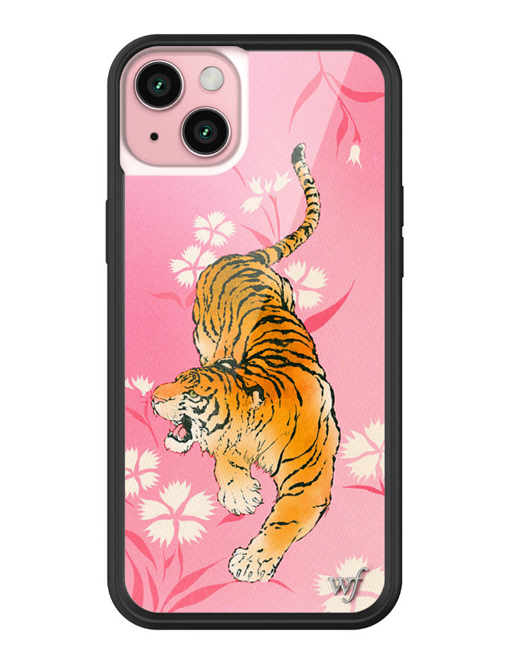 Wildflower Tiger Blossom iPhone Case