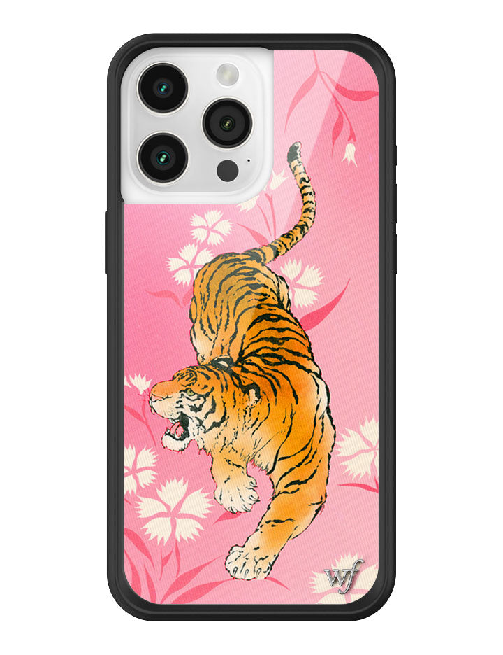 Wildflower Tiger Blossom iPhone Case