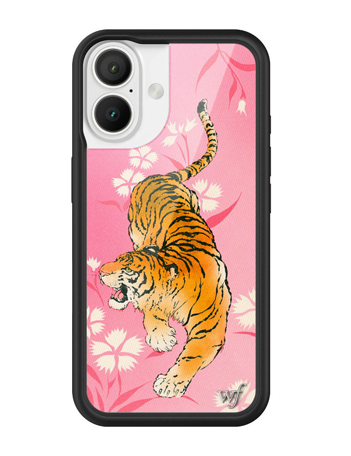 Wildflower Tiger Blossom iPhone Case