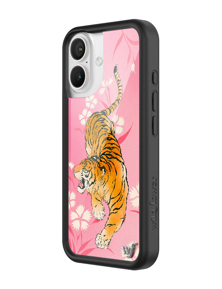 Wildflower Tiger Blossom iPhone Case