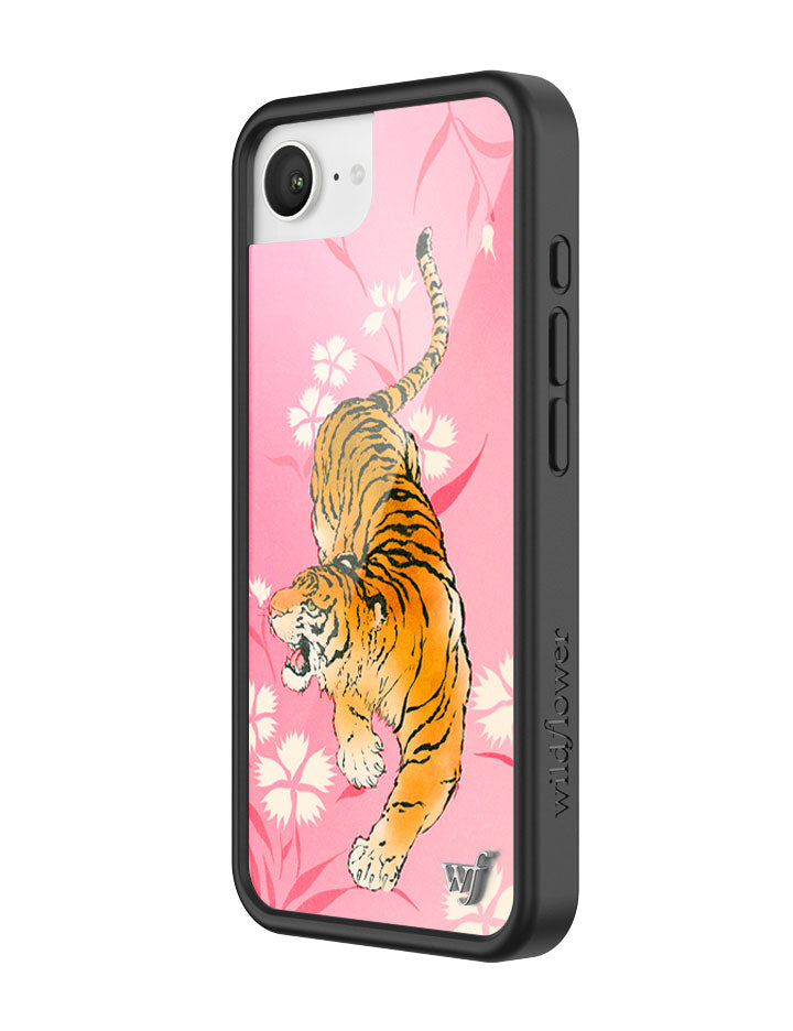Wildflower Tiger Blossom iPhone Case