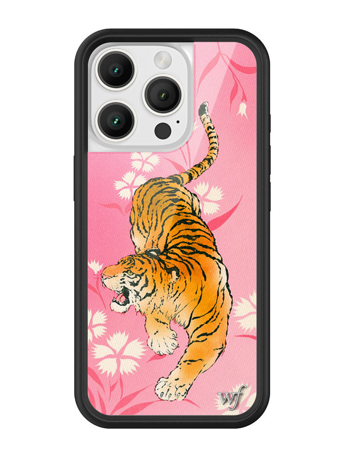 Wildflower Tiger Blossom iPhone Case