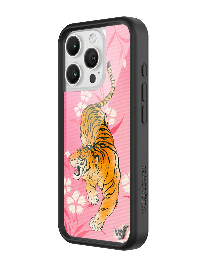 Wildflower Tiger Blossom iPhone Case