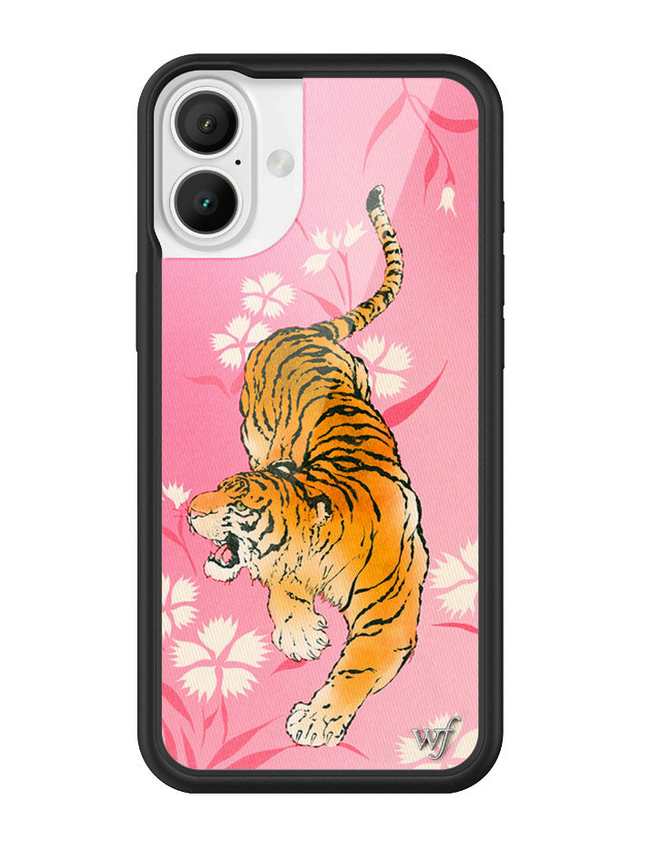Wildflower Tiger Blossom iPhone Case