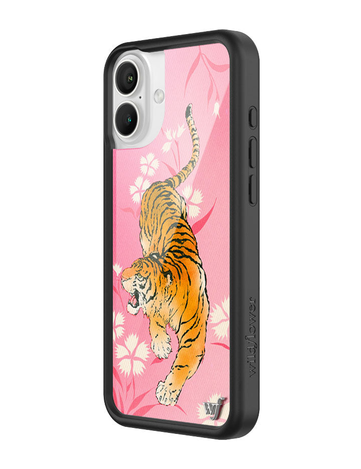 Wildflower Tiger Blossom iPhone Case