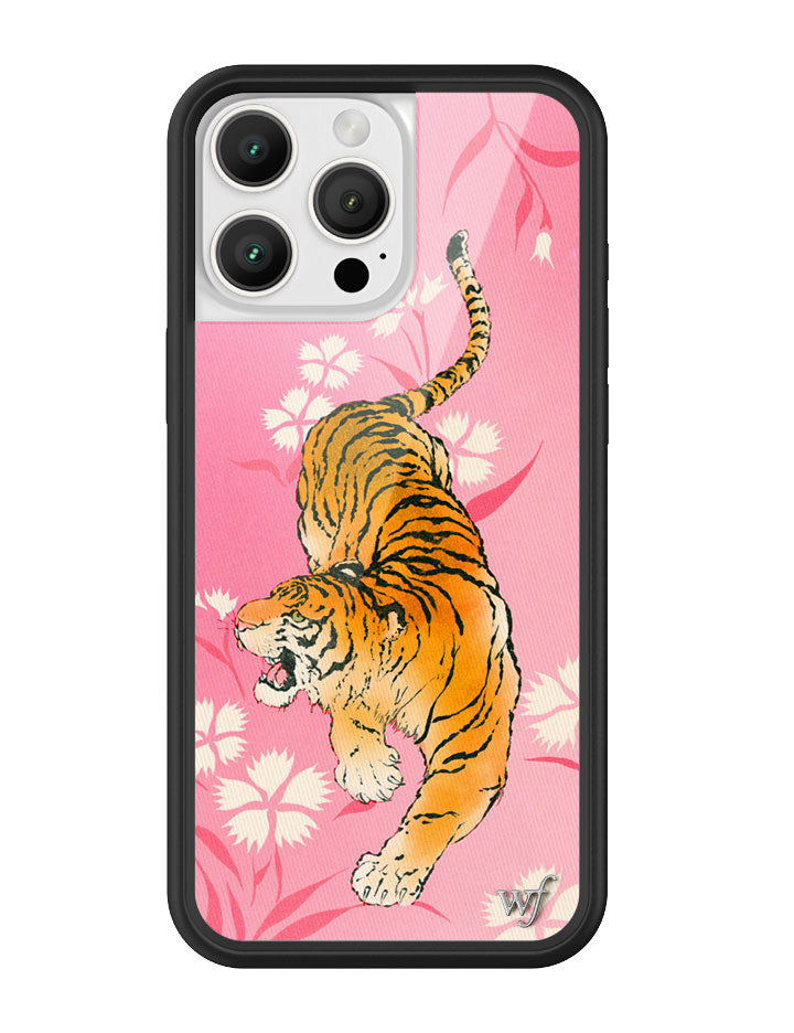 Wildflower Tiger Blossom iPhone Case