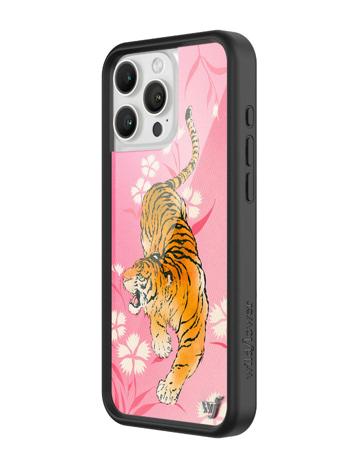 Wildflower Tiger Blossom iPhone Case