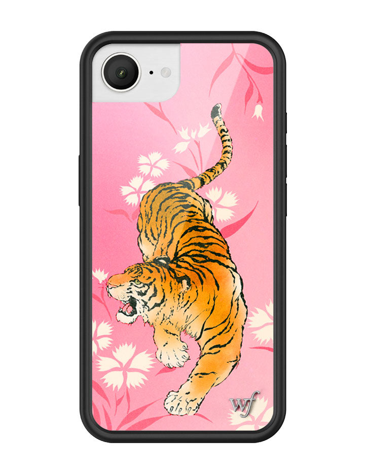 Wildflower Tiger Blossom iPhone Case