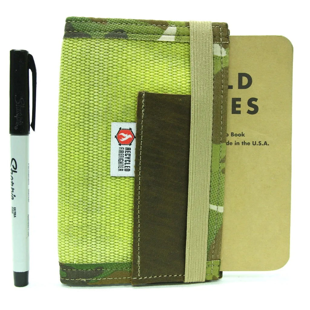 Recycled Firefighter The Inspector Notebook - Combat Leather Edition
