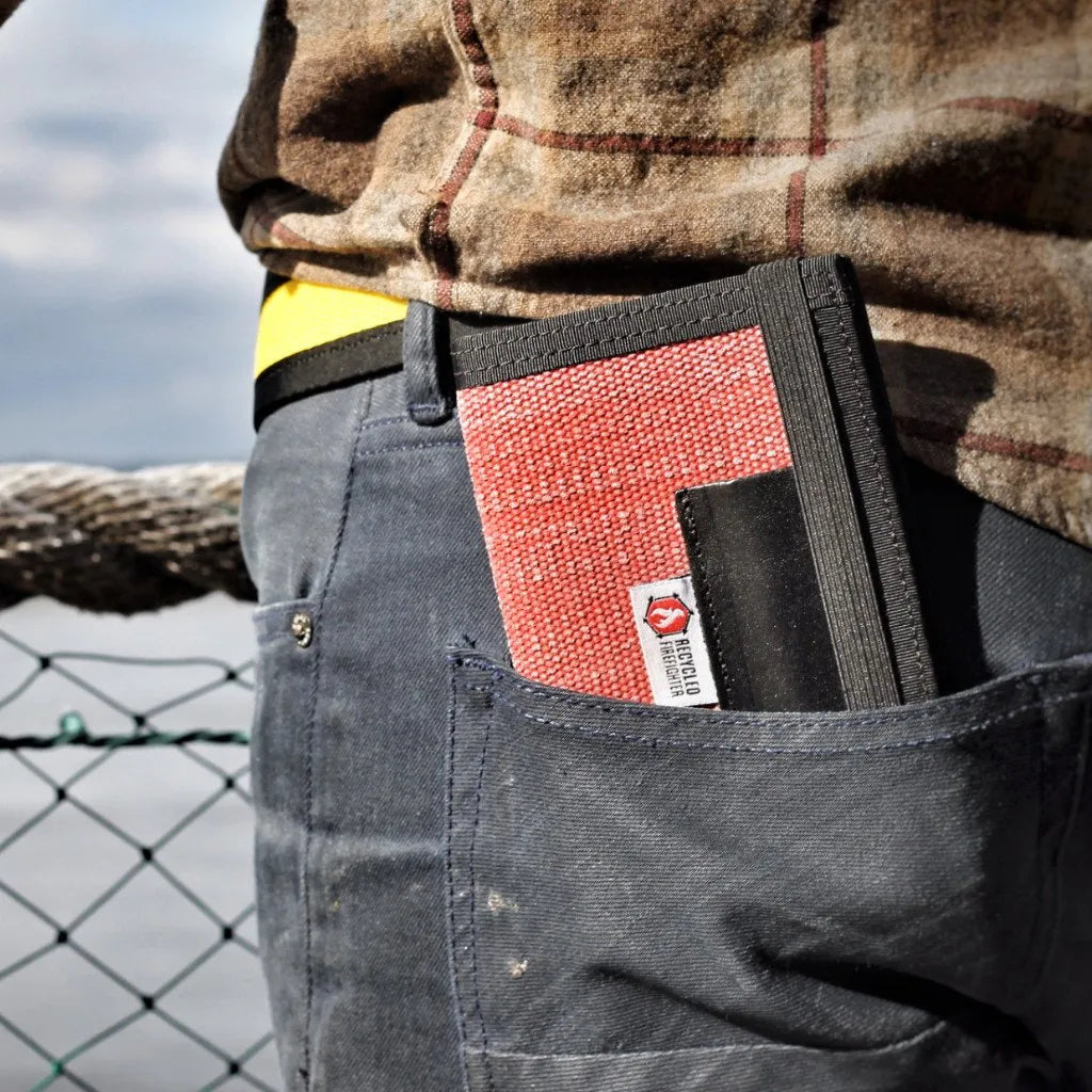 Recycled Firefighter The Inspector Notebook - Firehose Edition