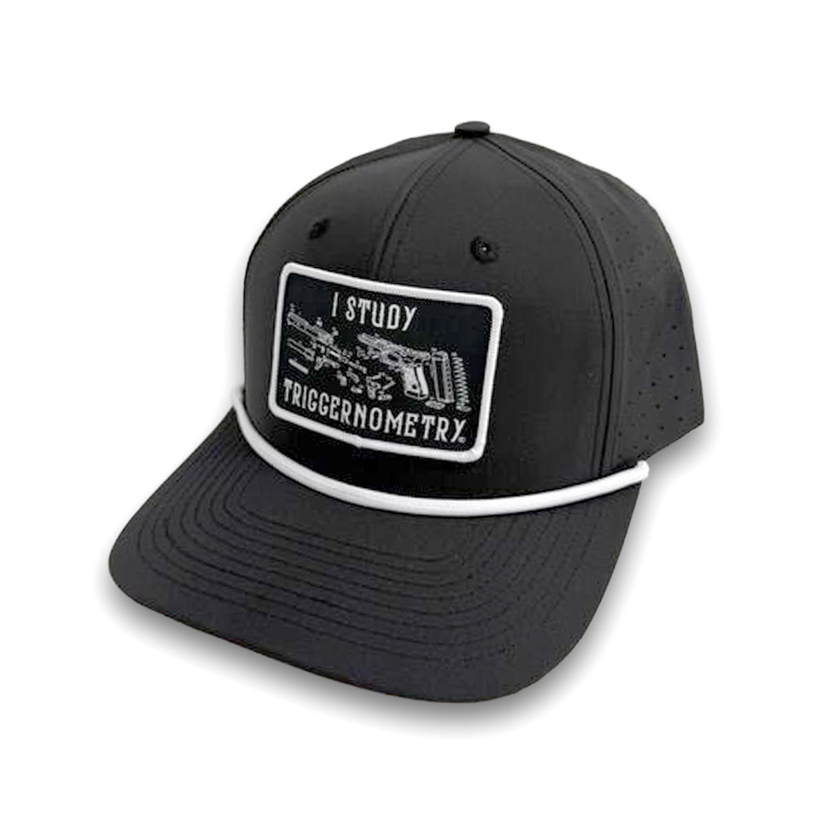 I Study Triggernometry Funny Gun Trucker Hat – Woven Patch Snapback