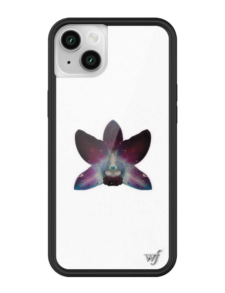 Wildflower Orchid | White iPhone Case