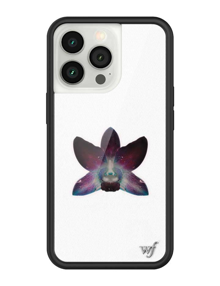 Wildflower Orchid | White iPhone Case