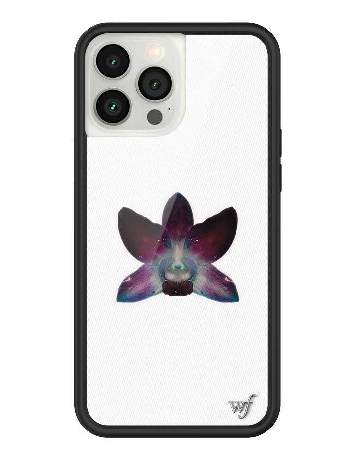 Wildflower Orchid | White iPhone Case