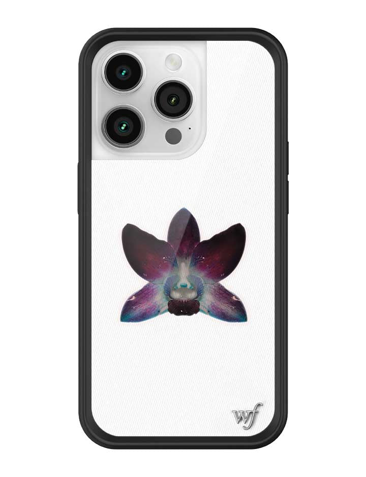 Wildflower Orchid | White iPhone Case