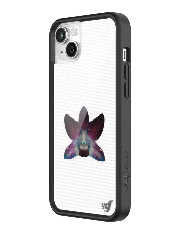 Wildflower Orchid | White iPhone Case