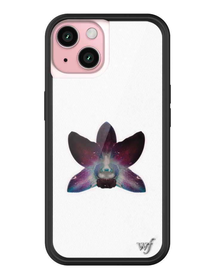 Wildflower Orchid | White iPhone Case