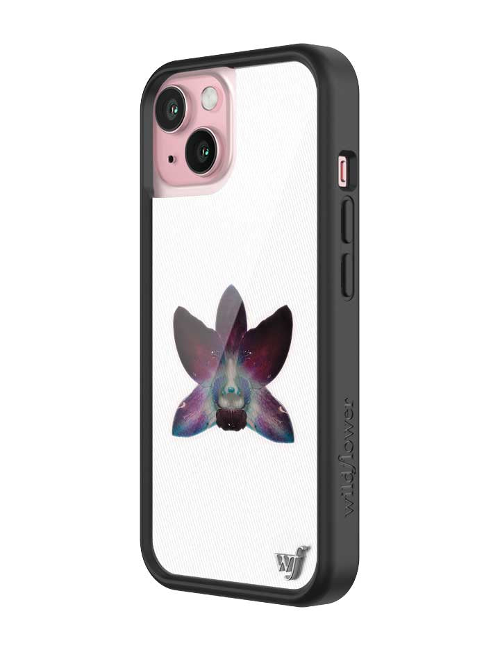 Wildflower Orchid | White iPhone Case