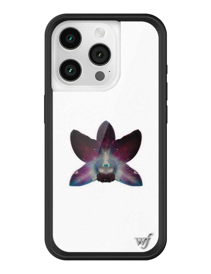 Wildflower Orchid | White iPhone Case