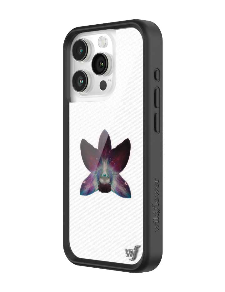 Wildflower Orchid | White iPhone Case
