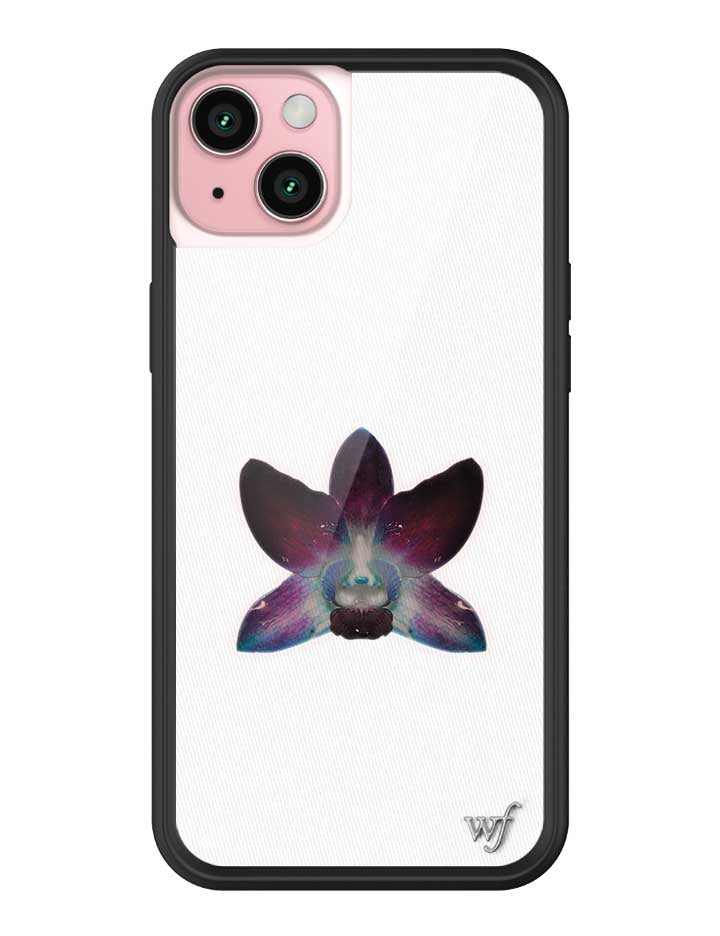 Wildflower Orchid | White iPhone Case