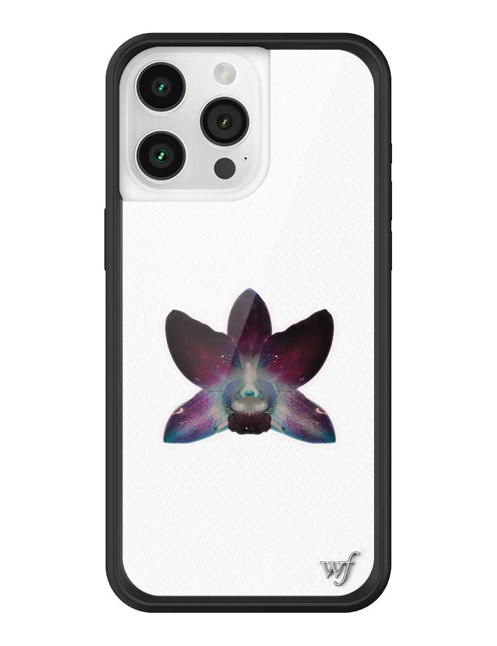 Wildflower Orchid | White iPhone Case