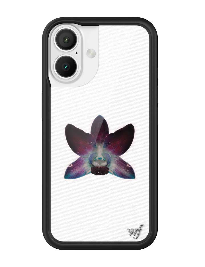 Wildflower Orchid | White iPhone Case