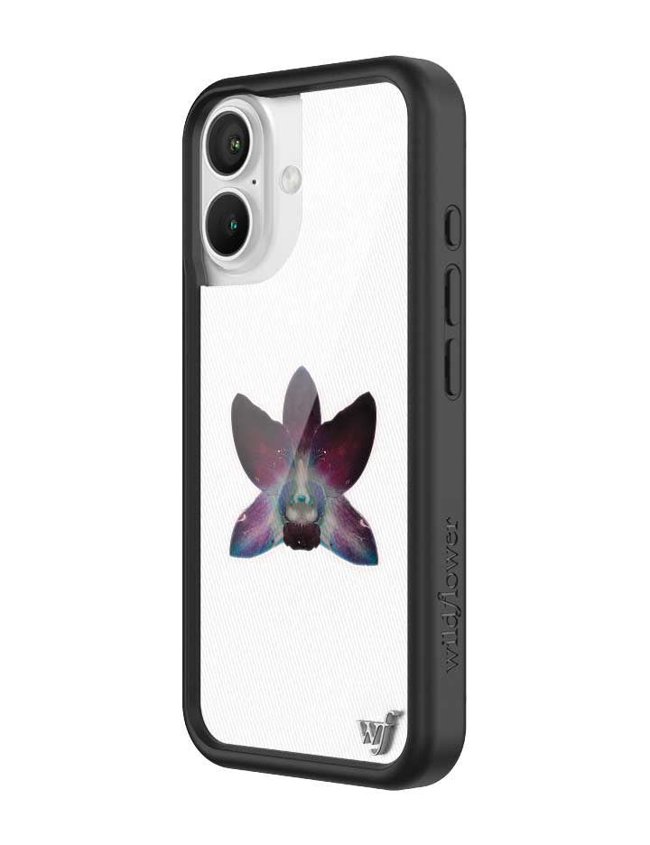 Wildflower Orchid | White iPhone Case