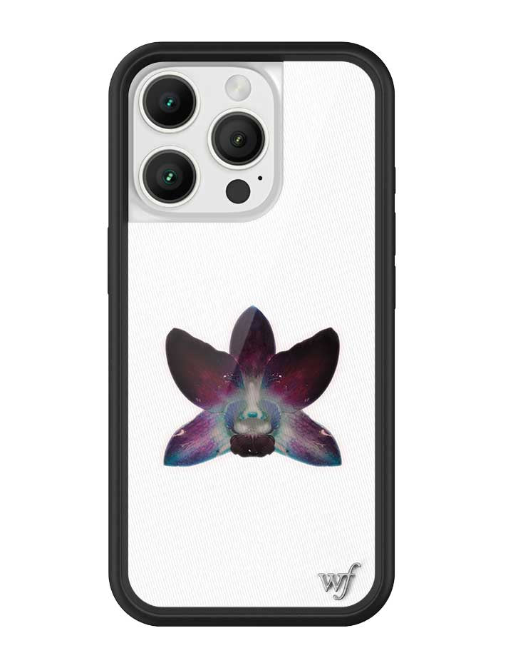 Wildflower Orchid | White iPhone Case