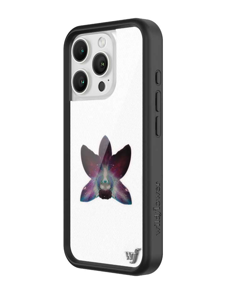 Wildflower Orchid | White iPhone Case