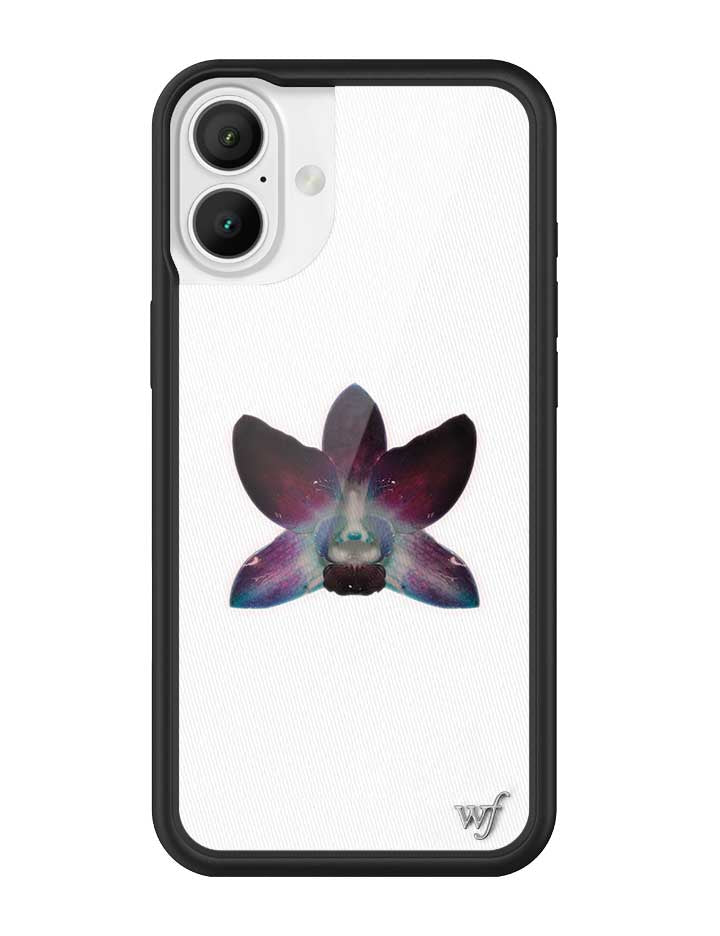 Wildflower Orchid | White iPhone Case
