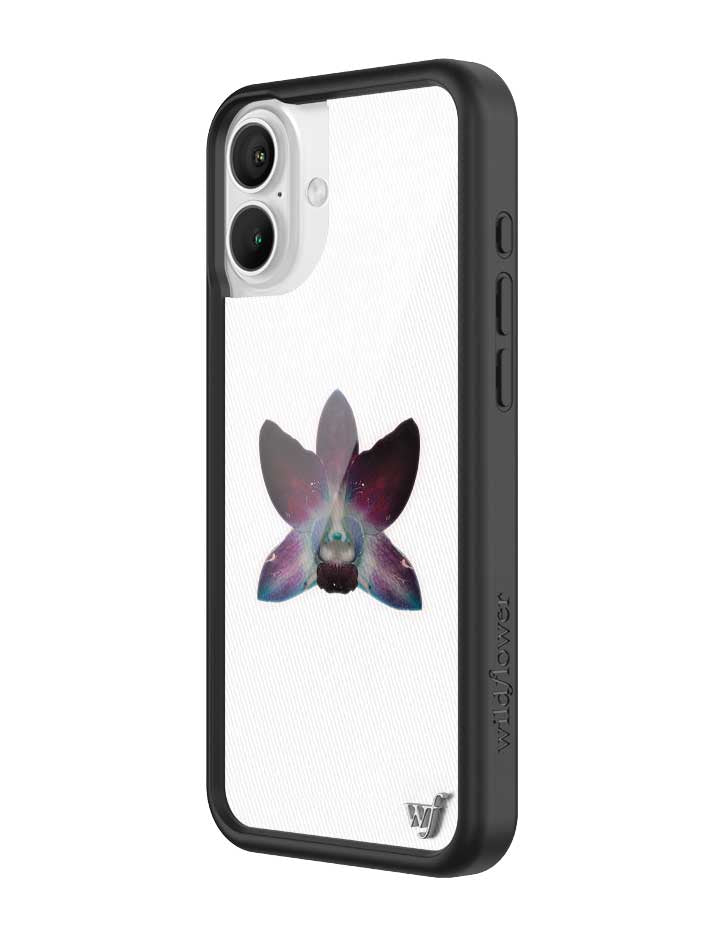 Wildflower Orchid | White iPhone Case