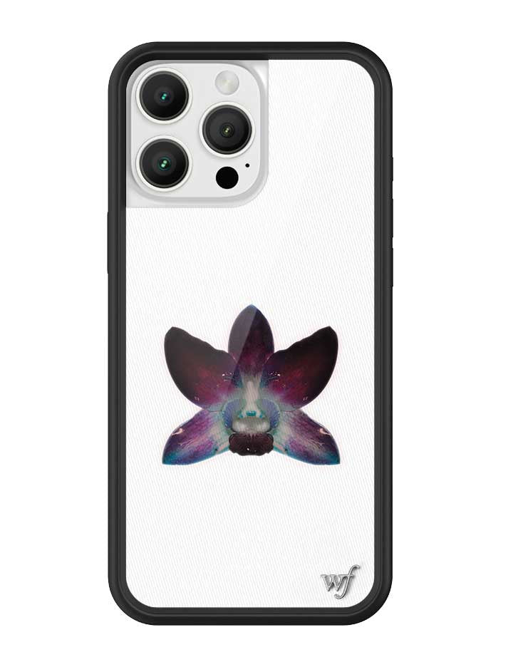 Wildflower Orchid | White iPhone Case