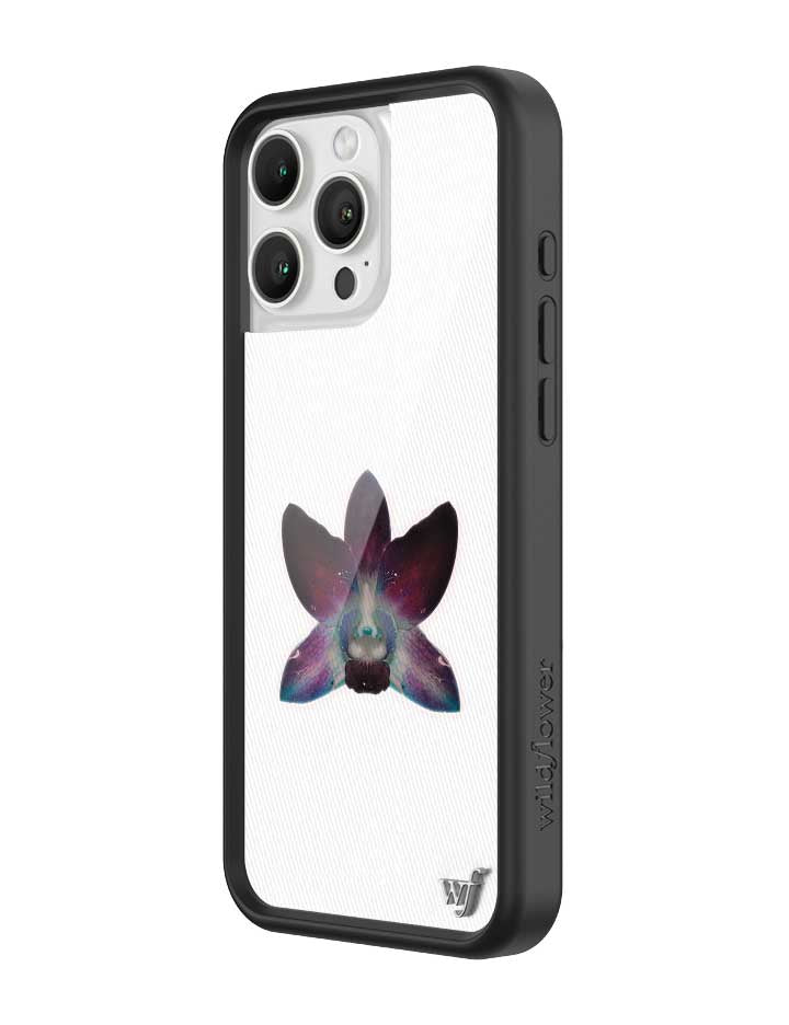 Wildflower Orchid | White iPhone Case