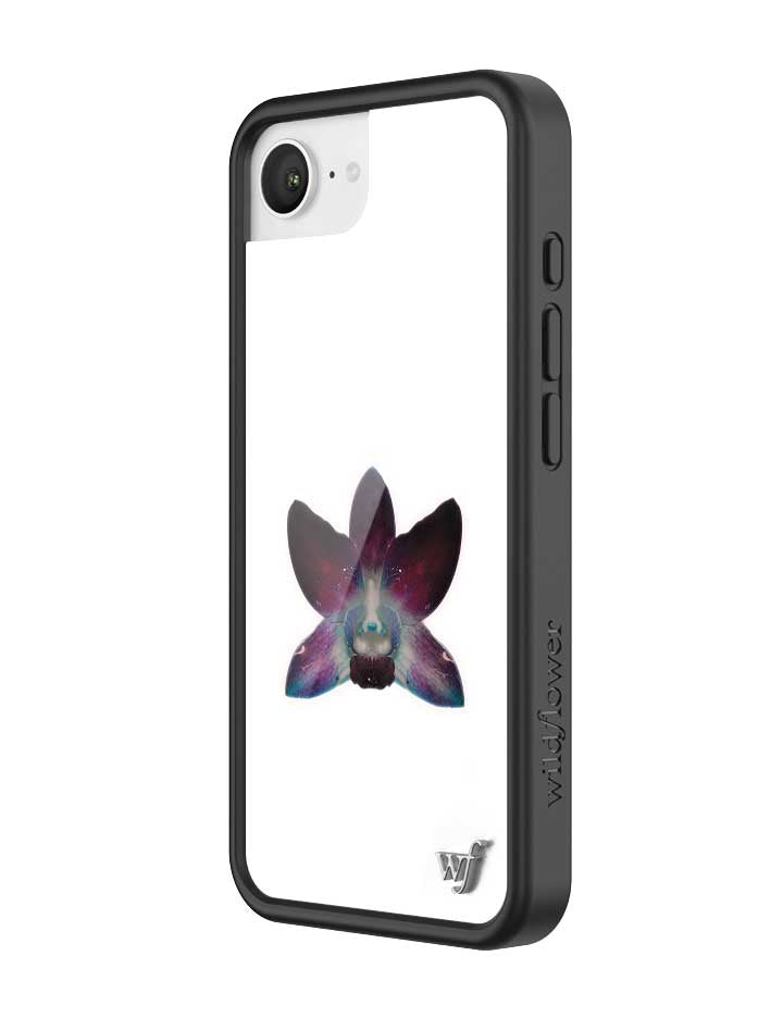 Wildflower Orchid | White iPhone Case