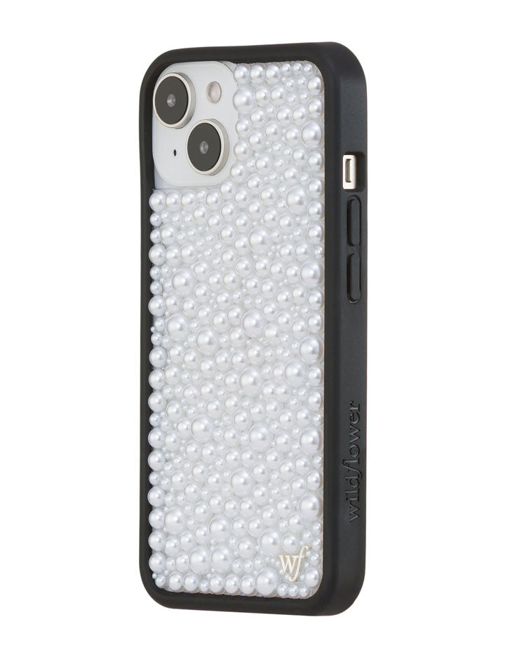 Wildflower Pearl | White iPhone Case