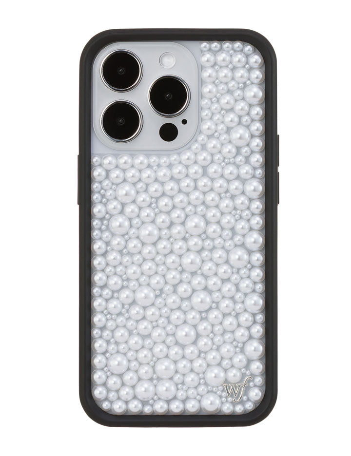 Wildflower Pearl | White iPhone Case