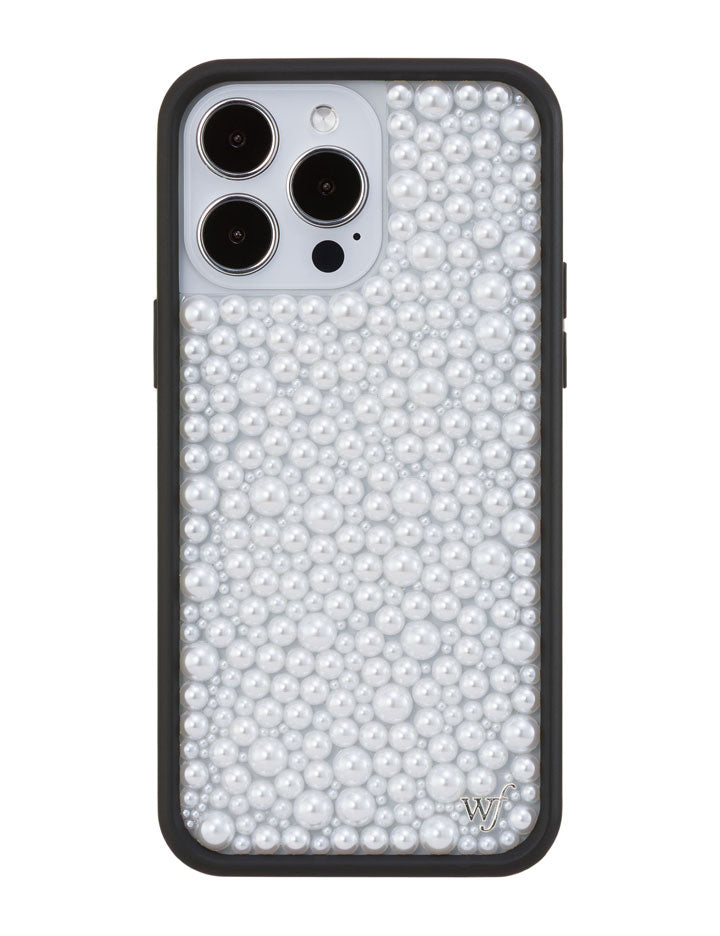 Wildflower Pearl | White iPhone Case